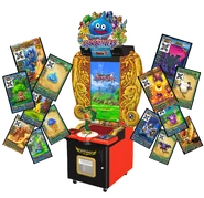 Scan Battlers cabinet and cards promo