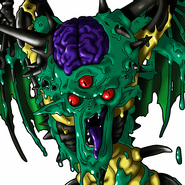 The damaged true form of Orgodemir as he appears in Dragon Quest of the Stars