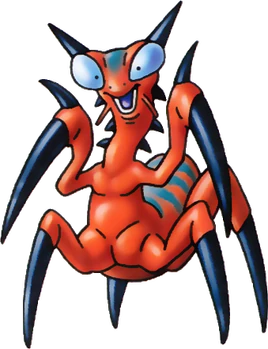 DQVII3DS - Preying mantis