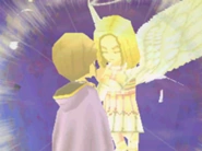 Serena le cuenta la verdad a Luzbel, y este se vuelve otra vez un Celestial.