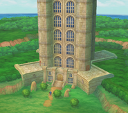 A view of the Tower of Trades.