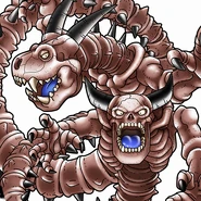 Mordragon and its tail, as seen in Dragon Quest of the Stars.