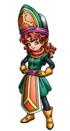 Maribel's Priest artwork for the VII 3DS remake.