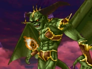 Luzbel transformado en monstruo