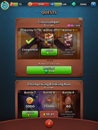 All the quest is shown once you tap on Begin