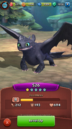 Toothless Short Wing