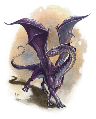 really cool purple dragons