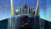 Flood Fang appears in front of Eugene