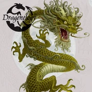 A yellow Korean dragon