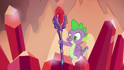Dragon Lord Spike standing tall S6E5