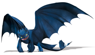 glowing toothless