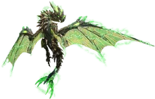 A fully supercharged Astalos. Note the bright green areas.