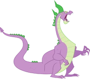 Bigger adult Spike, without wings