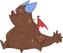 Clump Brown teen dragon by dutchcrafter-d4wd3dx