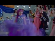 Mal turning from human to her dragon form