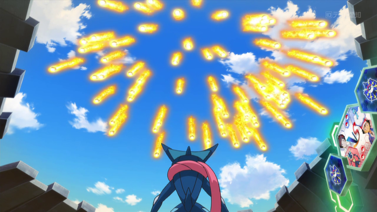 The evolution of Draco Meteor 🎆🎆🎆🎆 in the Pokémon anime 