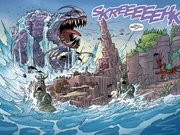 Purple Death attacks Berk