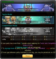 The F7 selection screen