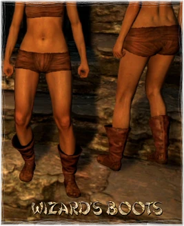 Armour Legs Wizard's Boots