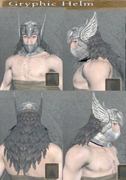 Gryphic Helm details