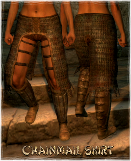 Armour Legs Chainmail Skirt