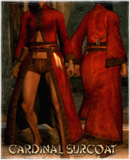 Armour Torso Cardinal Surcoat