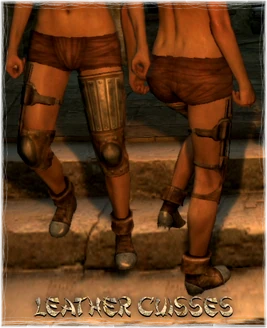 Armour Legs Leather Cuisses