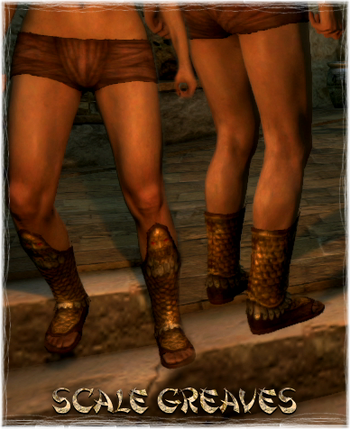 Armour Legs Scale Greaves