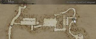 Location on the second floor section of the Catacombs