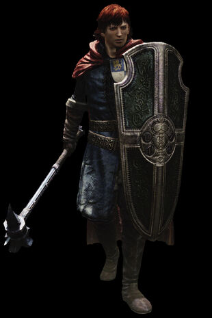 The default Arisen as a Mystic Knight.