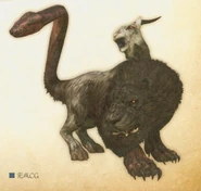Gorechimera render from the artbook of Dragon's Dogma