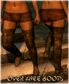 Armour Legs Over-Knee Boots
