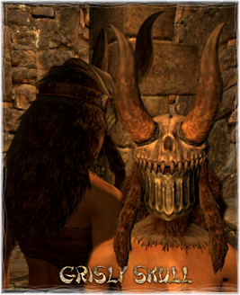 Armour Head Grisly Skull