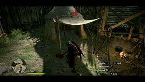 Visual of location (the notice board is to the left)