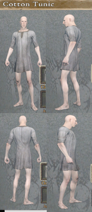 Cotton tunic details
