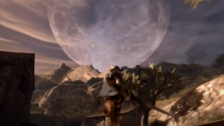 The moon in pre-release footage for a greenlighting meeting (from GDC 2013)