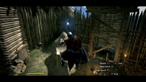 Using levitate to cross the gap