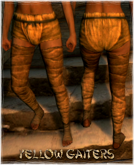 Armour Legs Yellow Gaiters