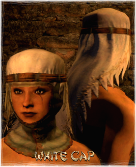 Armour Head White Cap