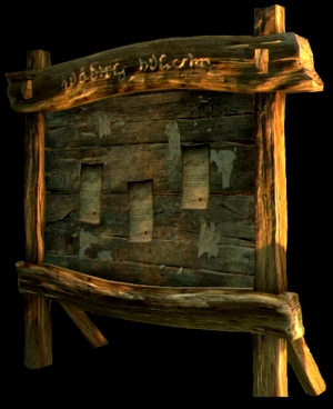 Tablón de anuncios con tareas a la espera.