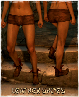 Armour Legs Leather Shoes