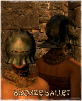 Armour Head Bronze Sallet