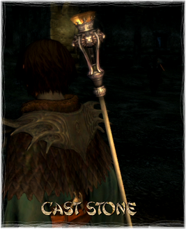Weapon Staves Cast Stone