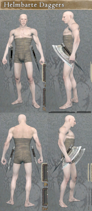 Helmbarte Daggers details