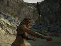 Throwing a Foreign Knife