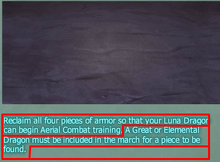 Luna dragon armor aviable soon