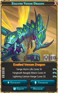 Exalted Venom Adult Dragon(Venom Tournament 1st-2nd)