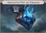 Amulette feu de dragon