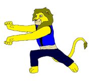 Murphy in Kung Fu Tiger style clothes