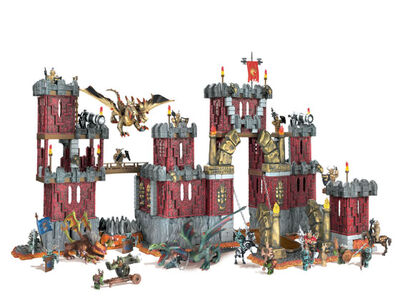 Mega bloks dragons draigar castle 1